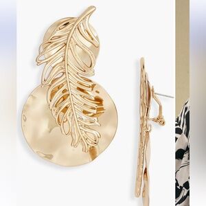 Megan Renee New Feather drop earrings